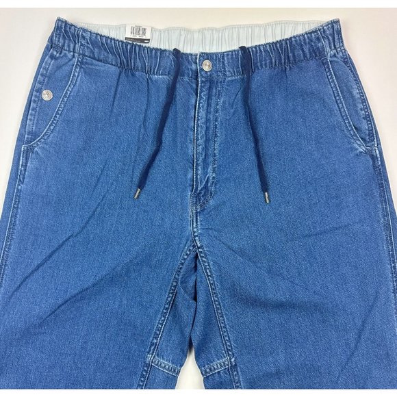 Levi's Premium Stay Loose Boxer Taper Denim Hemp Mens Medium Jeans Chill Tech - Picture 2 of 12